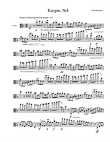 G. Wenyawskiy. Caprice No.4 (for viola)